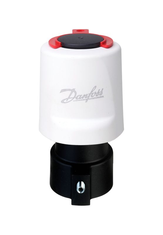 Danfoss Thermot electrothermal actuator, RA connection, 230 V AC, normally closed, 0.6 m cable (088H3232)