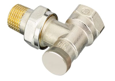 Danfoss RLV-S DN 15 angle lockshield radiator valve, manual shut-off