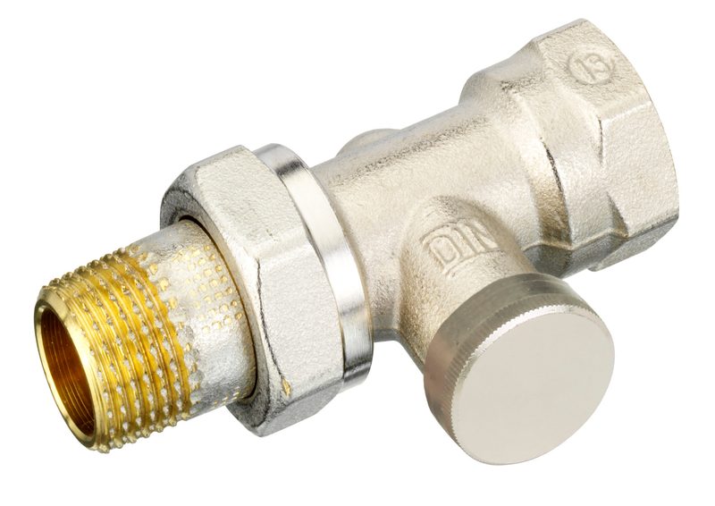 Danfoss RLV-S DN 15 straight lockshield radiator valve, manual shut-off (003L0124)