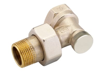 Danfoss RLV-S DN 20 angle lockshield radiator valve, manual shut-off