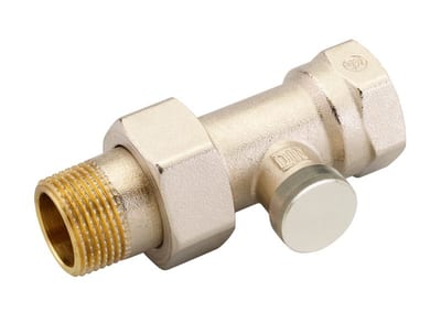 Danfoss RLV-S DN 20 straight lockshield radiator valve, manual shut-off