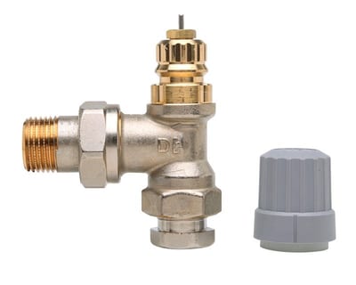 Danfoss RA-FN DN 15 angle radiator valve, fixed capacity (no presetting), dimension standard D (013G0083)