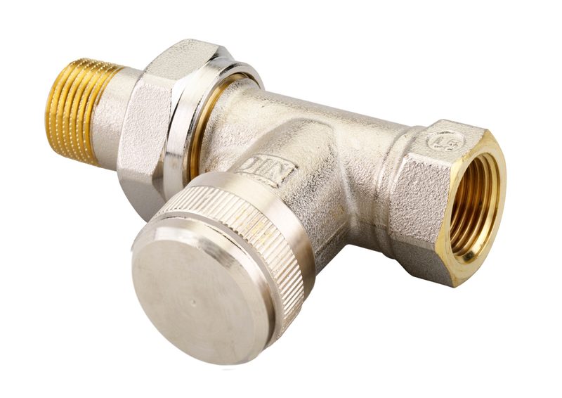 Danfoss RLV DN 10 straight lockshield radiator valve, manual shut-off (003L0142)