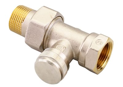 Danfoss RLV DN 20 straight lockshield radiator valve, manual shut-off