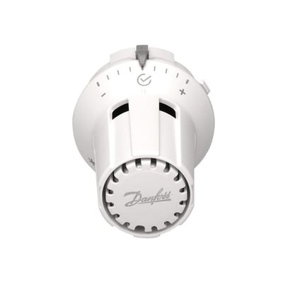 Danfoss React +/- thermostatic radiator sensor — liquid-charged, built-in sensor, M30X1.5 connection