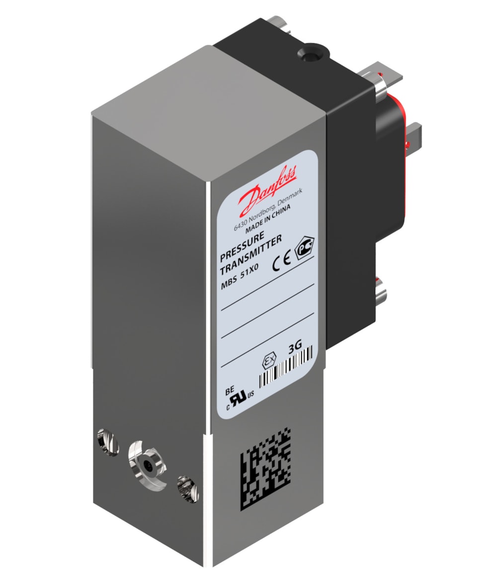 Danfoss block transmitter MBS 5100,4-20MA — 0/16bar
