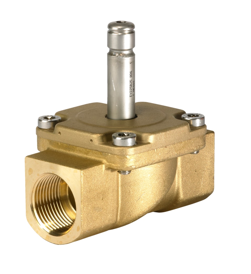 Danfoss solenoid valve EV225B 25, NC — 1", 0,3/10 bar, PTFE