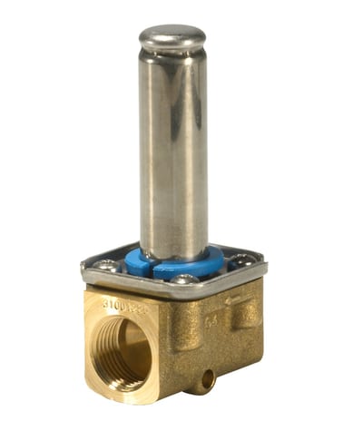 Danfoss solenoid valve EV210B, NC — 0/30 bar, 3/8", Brass, NBR