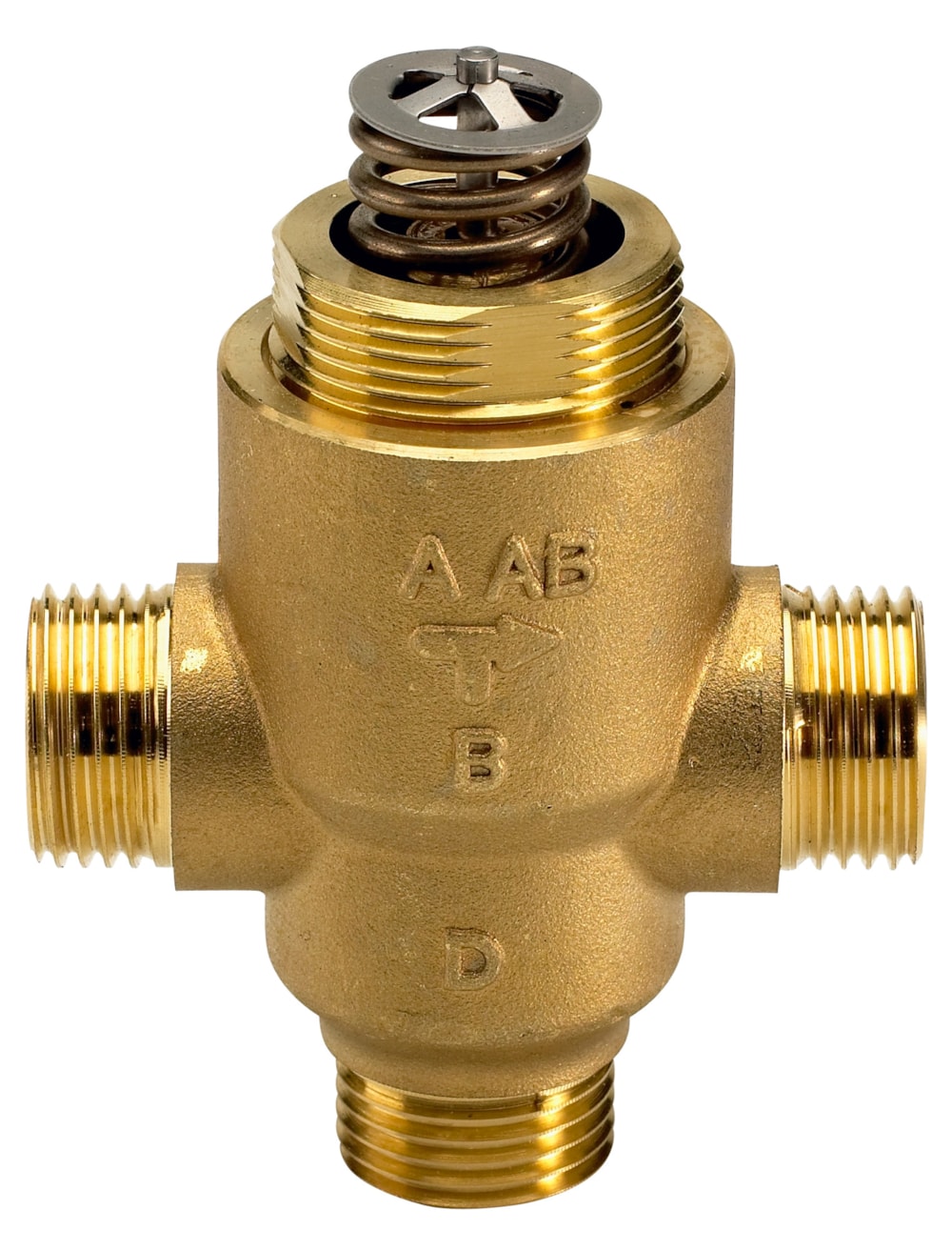 Danfoss HVZ 3 PN16 20/4 2-way seated valve, flat-end connection