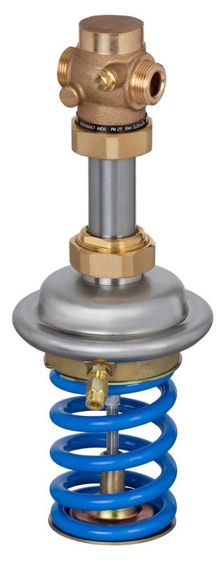 Danfoss AVD-S pressure reduction controller, PN 25, DN 15, 1–5 bar adjustable, Kvs 1 m³/h, G 3/4 A external thread, for steam