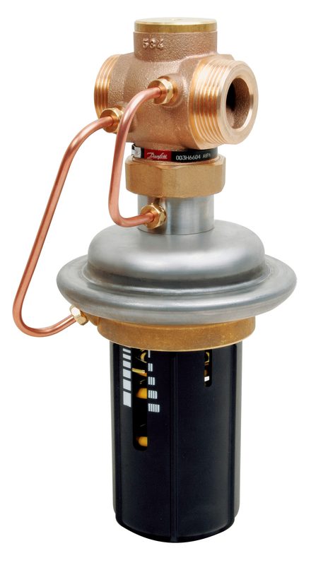 Danfoss AVPA differential pressure relief controller, PN 16, DN 15, 0.2–1 bar adjustable, Kvs 4 m³/h, external thread G ¾ A (003H6596)