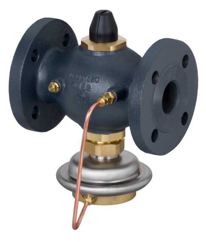 Danfoss AVQ flow controller, PN 25, DN 32, flow range 0.4–10 m³/h, Kvs 12.5 m³/h, flanged (003H6730)