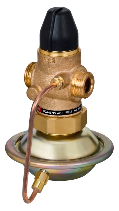 Danfoss AVQ flow controller, PN 16, DN 15, flow range 0.08–1.8 m³/h, Kvs 2.5 m³/h, G 3/4 A external thread (003H6712)