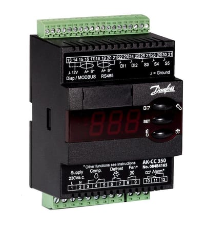 Danfoss ADAP-KOOL Refrigeration Appliance Control - 4, 2, 230V, AK-CC 350