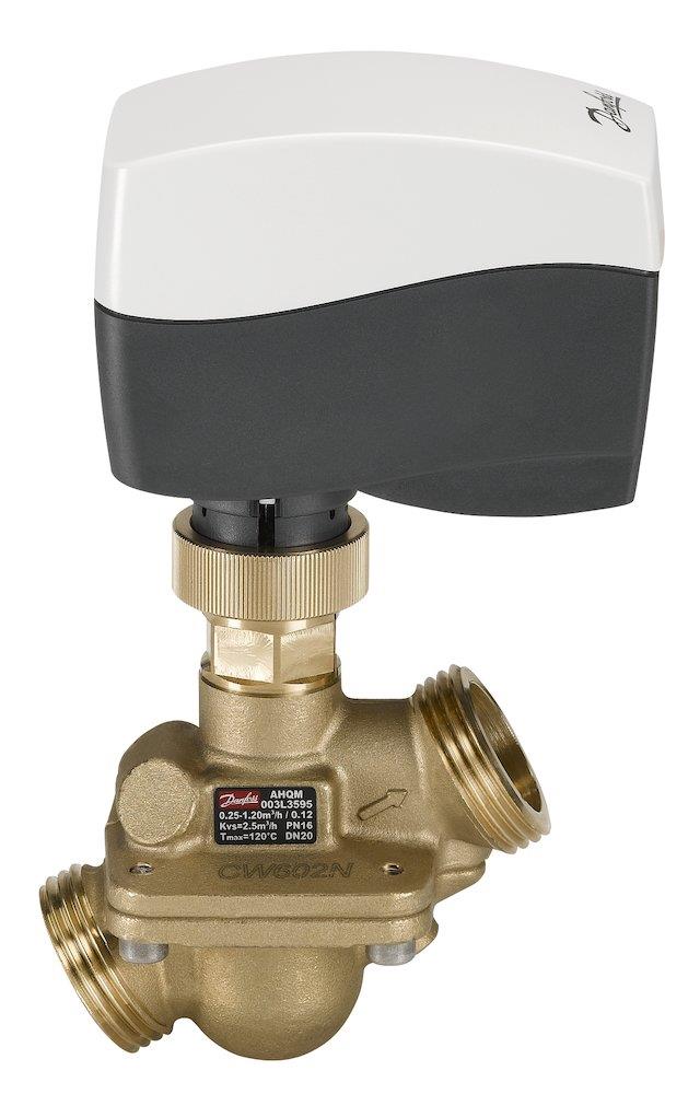 Danfoss AHQM Balancing Valve - 15, Nipple/nipple, 3/4", 1.25M³/h