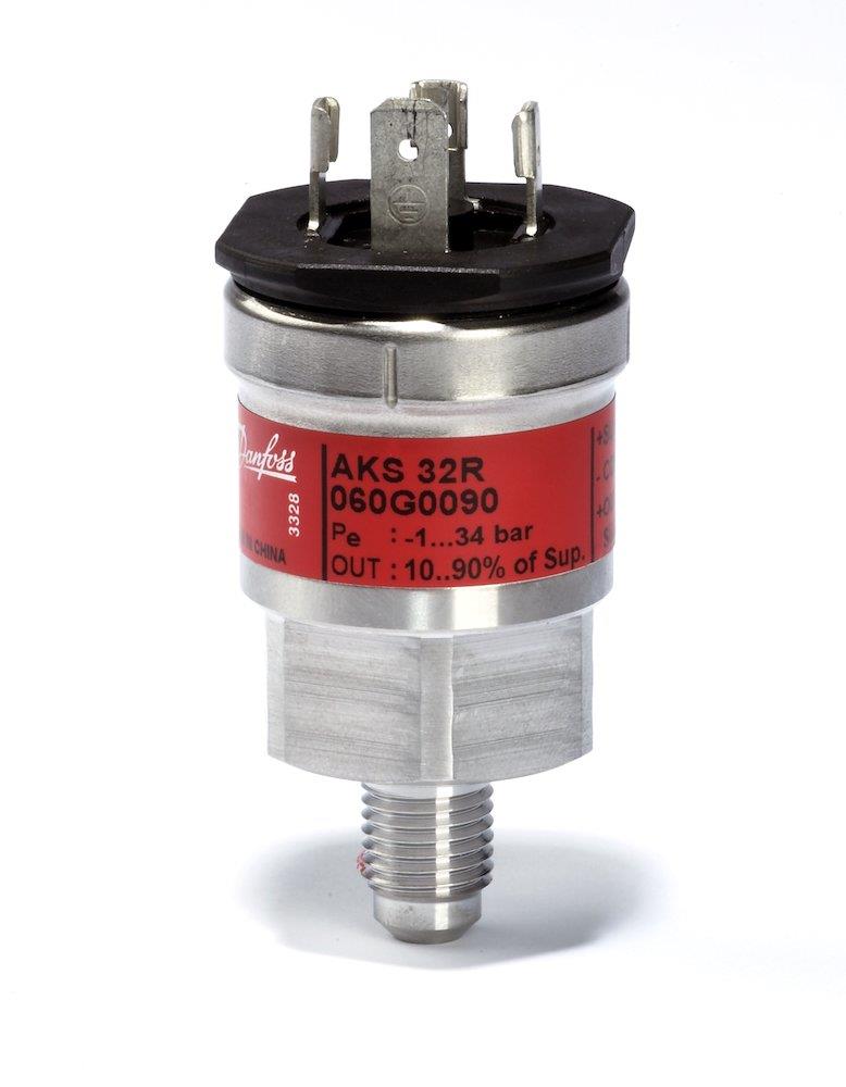 Danfoss AKS Pressure Transmitter - 1-34bar, 1/4" flare, 10-90 %, 55bar, AKS 32R