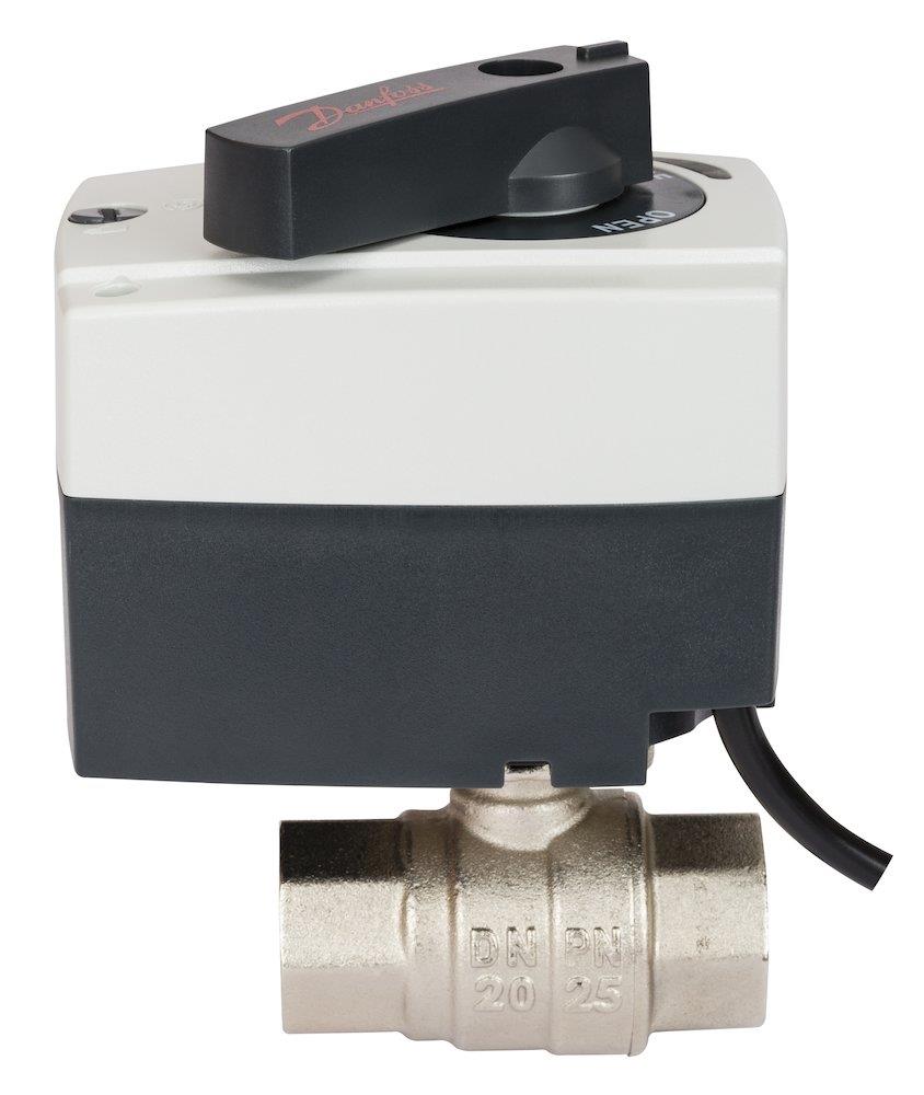 Danfoss AMZ 112 Zone Valve 2-Way - coupling, 1", 2-Way, 39M³/h, 25, 230V AC