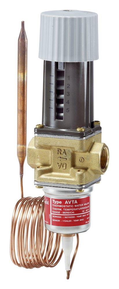 Danfoss AVTA 25 Thermostatic Valve - 10°C, 80°C, 5.5M³/h, 25