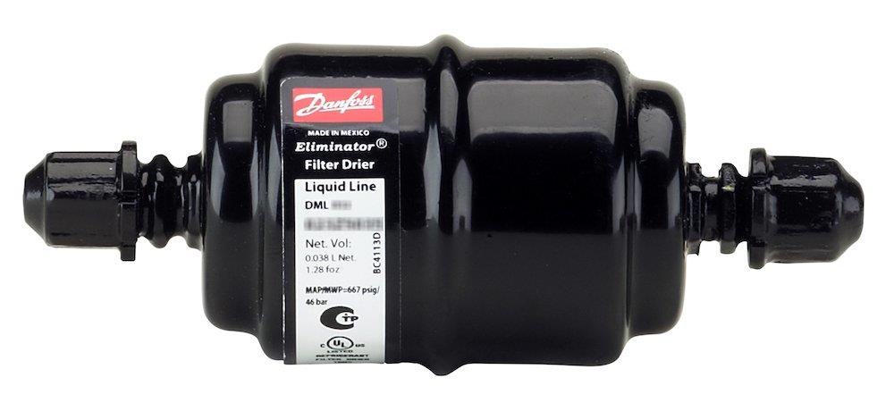 Danfoss DML - 3/8" flare, R22, R23, R32, R134A, R404A, R407A, R407C, R407F, R410A, R438A, R448A, R449A, R450A, R452A, R452B, R454A (XL40), R454C (XL20), R455A, R507, R513A, R1234YF, R1233ZD, R1234ZE, DML053