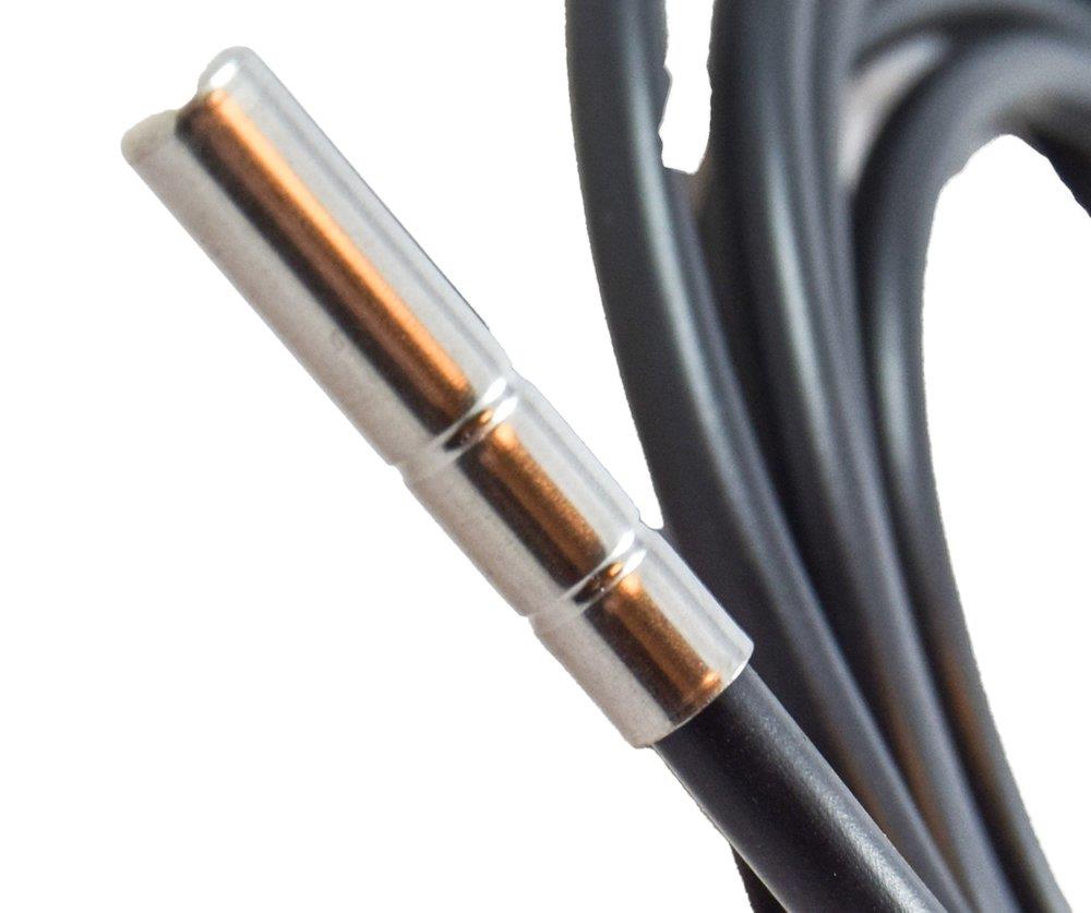 Danfoss E.G. Temperature sensor PTC1000 - PTC1000, 3.5M, -55 - 150°C, IP67, 1000 Ω at 25°C°C, PVC / Stainless steel, E.G. 111