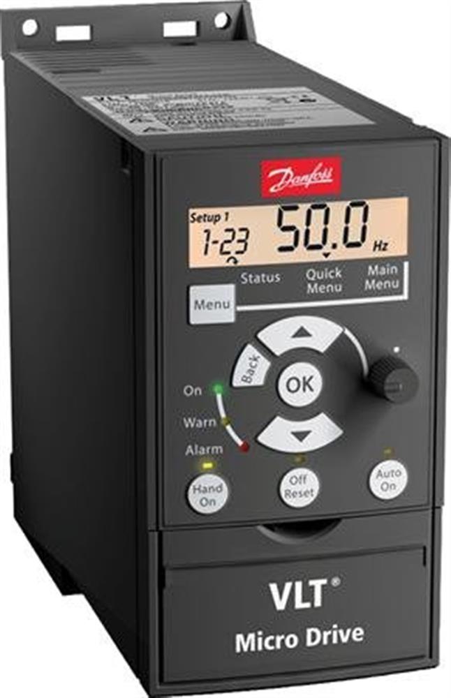 Danfoss FC 51 Micro Drive VLT frequency converter - IP 20, 3X400V, 0.37kW