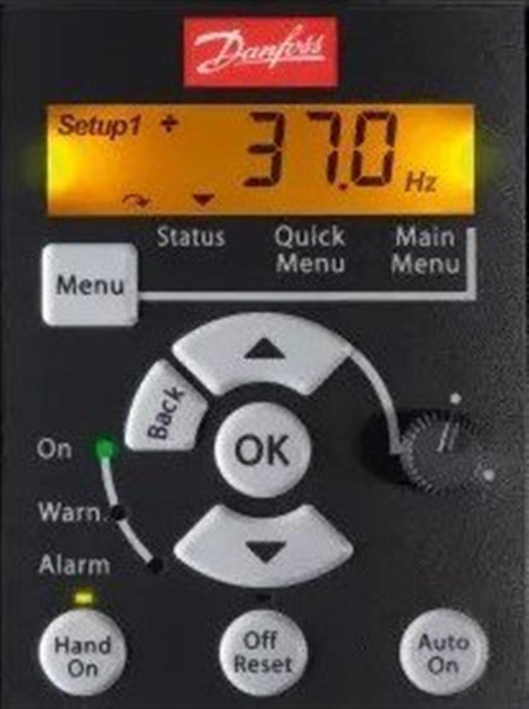 Danfoss LCP 12 VLT control panel with potentiometer
