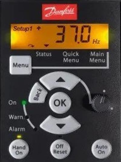 Danfoss LCP 12 VLT control panel with potentiometer