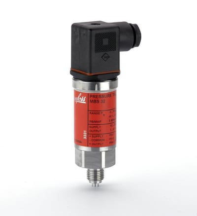 Danfoss MBS 33 Pressure Transmitter - 1/2", 0-6bar 10011804