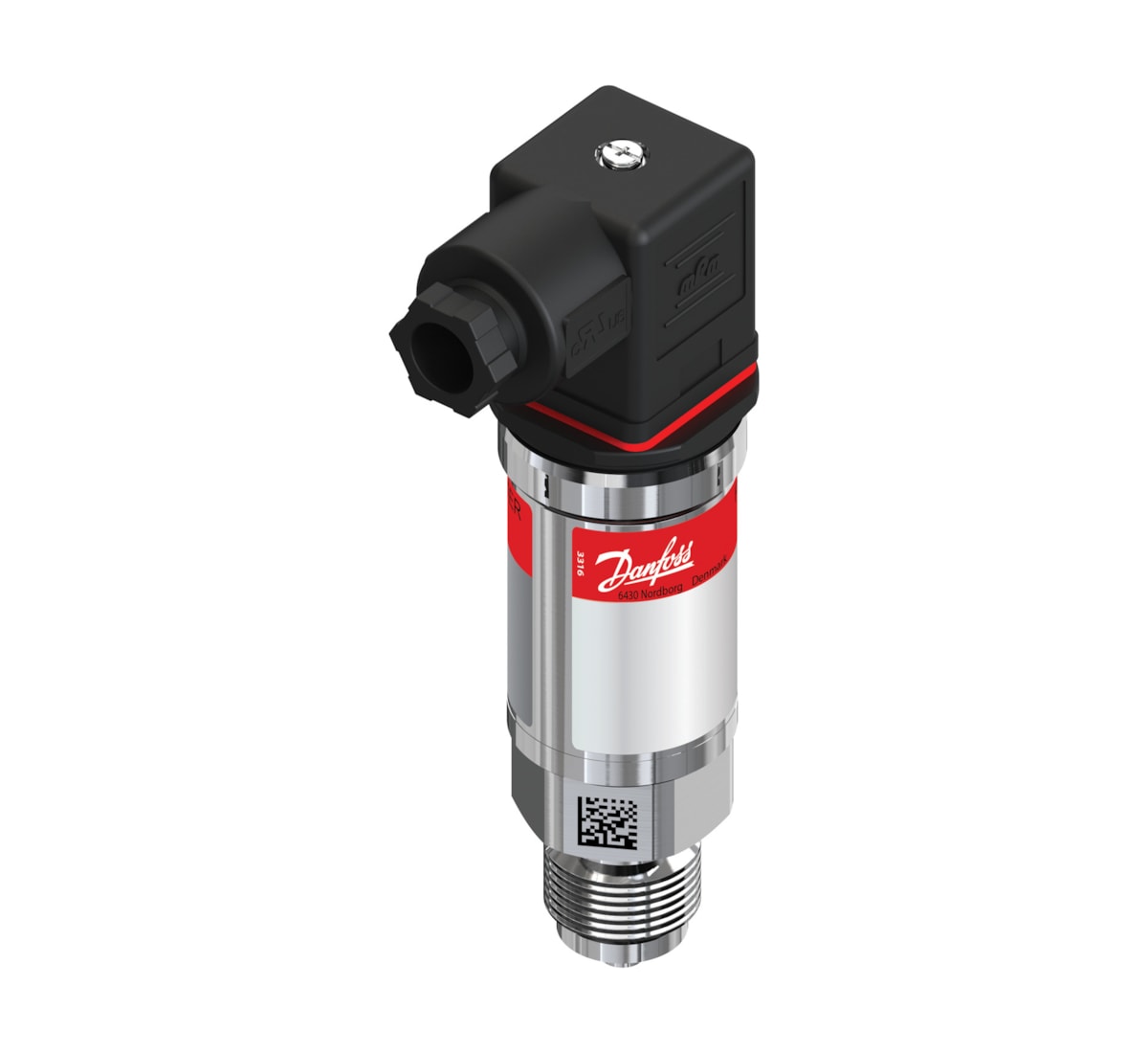 Danfoss pressure transmitter MBS 4201, 1/2" — -1/16 bar, plug IP65