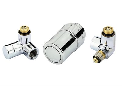 Danfoss RTX Valve Set chrome-plated - R 1/2", 0.44M³/h 1100999