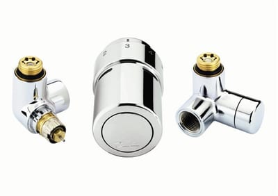 Danfoss RTX Valve Set chrome-plated - R 1/2", 0.44M³/h 1101088