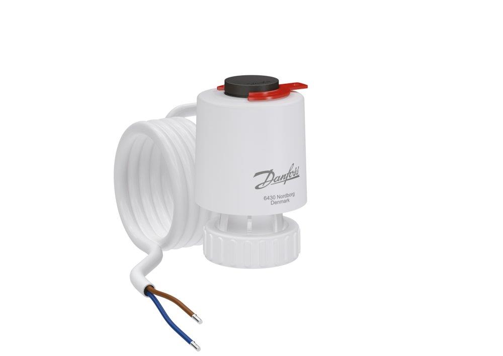 Danfoss TWA-Q Thermo Actuator with halogen-free cable - 24V AC