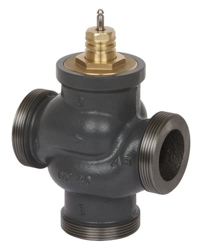 Danfoss VFG 3 Seat Valve 3-Way - 25, 1 1/2", Nipple, 10M³/h