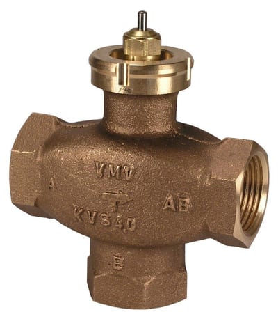 Danfoss VMV Seat Valve RAV-neck 3-Way - 25, 1", coupling, 6.3M³/h