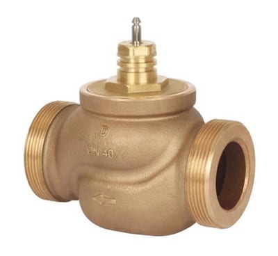 Danfoss VRB 2 Seat Valve 2-Way - 15, 1", Nipple, 1.6M³/h