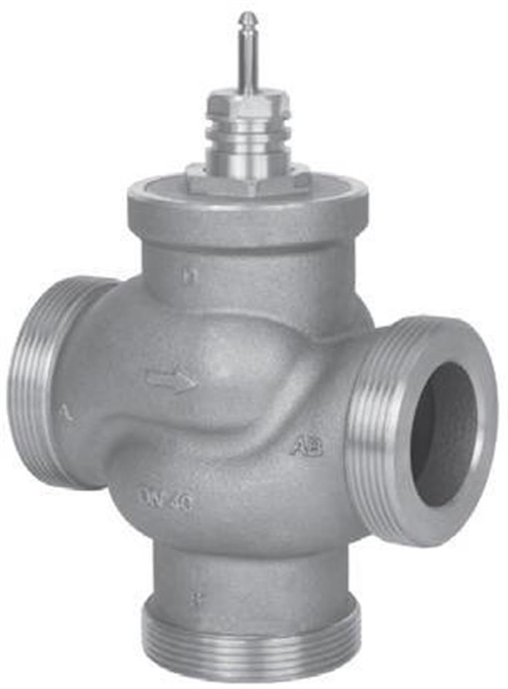 Danfoss VRB 3 Seat Valve 3-Way - 40, 2 1/4", Nipple, 25M³/h