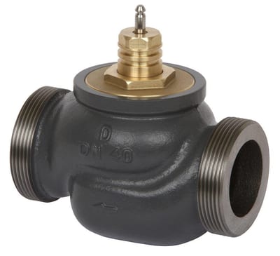 Danfoss VRG 2 Seat Valve 2-Way - 20, 1 1/4", Nipple, 6.3M³/h