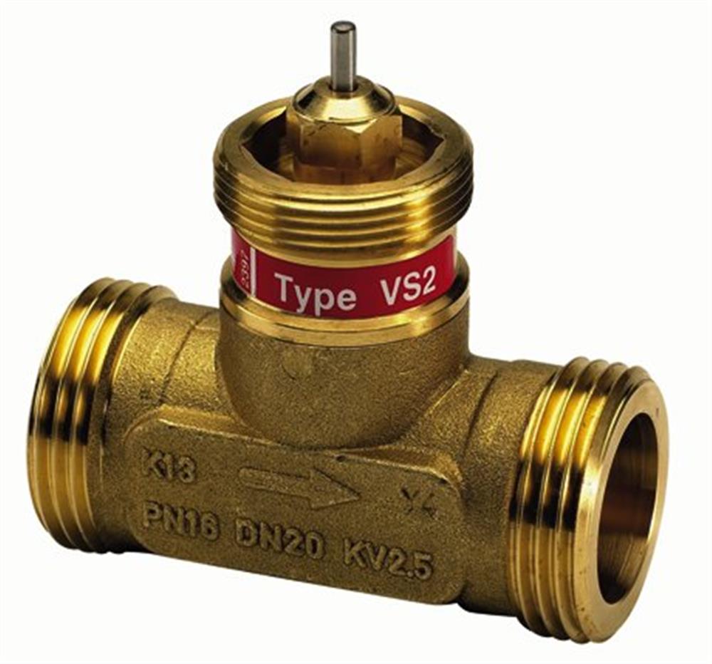 Danfoss VS 2 Seat Valve 2-Way - 15, 3/4", Nipple, 1.6M³/h