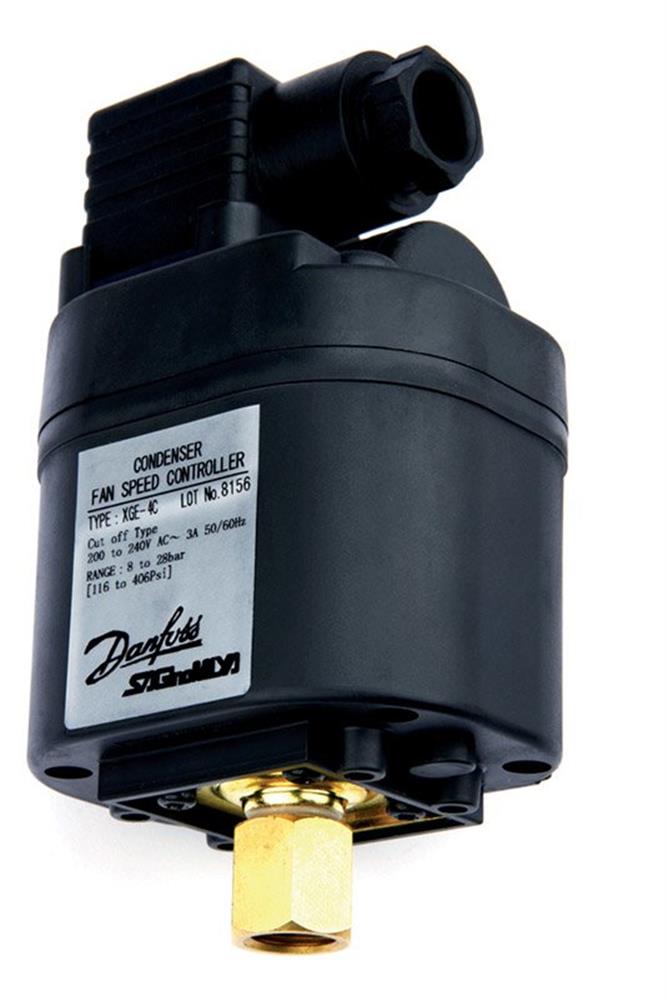 Danfoss XGE Fan speed controller - 20-55°C, 10-25bar, 6bar, 19bar, 3A, 1, XGE-4CB