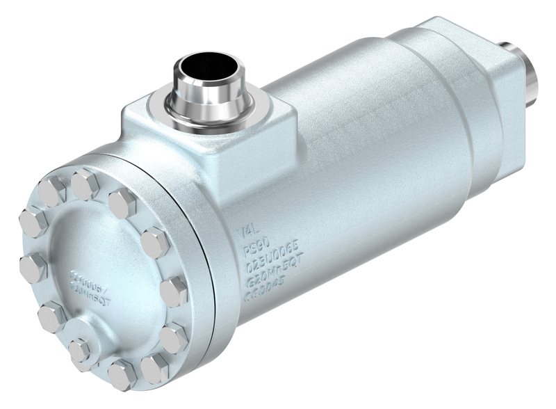 Danfoss ELIMINATOR DCR CO2 filter drier shell, DCR 09613DB, DN 40 butt weld, 2-Core (96 cu.in.), 90 bar R744, code