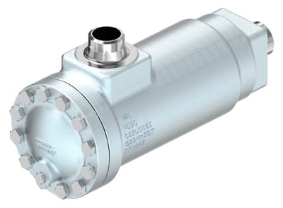 Danfoss ELIMINATOR DCR CO2 filter drier shell, DCR 09613B, 1 5/8 in ODF solder, 2-Core (96 cu.in.), 90 bar R744, code