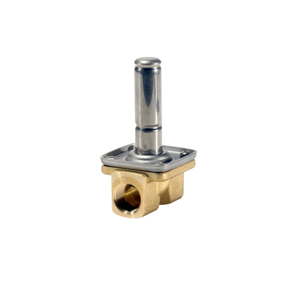 Danfoss solenoid valve EV220B, OL, NO — R3/8", 0,1-10bar, brass/ FKM