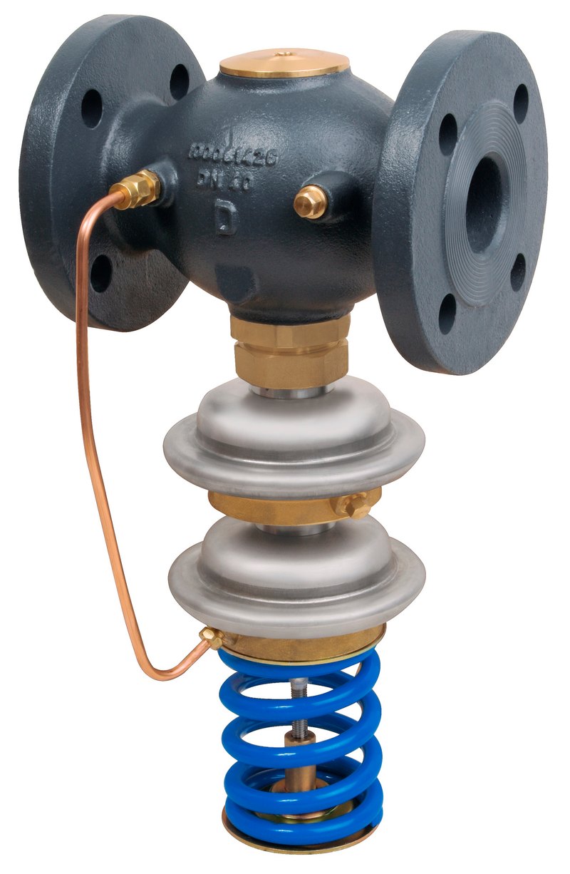 Danfoss SAVA safety pressure relief controller, PN 25, DN 32, Kvs 12.5 m³/h, 3 – 11 bar setting, flange (003H6690)