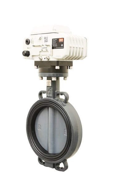 Danfoss VFH2-WAO DN 32 PN 16 motorized butterfly valve — wafer, on/off actuator, 220 V AC
