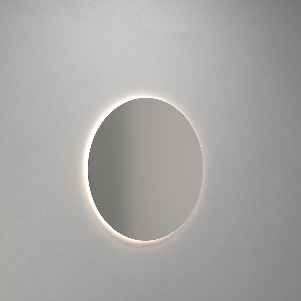 Dansani Luna Corona Mirror - 900mm, 900mm, without frame, 900mm, Round, Yes, Behind