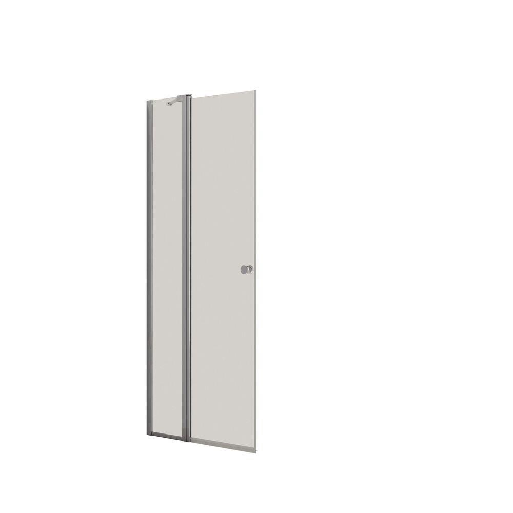 Dansani Match Shower Door with side panel - 2000mm, 890mm, Clear, Straight
