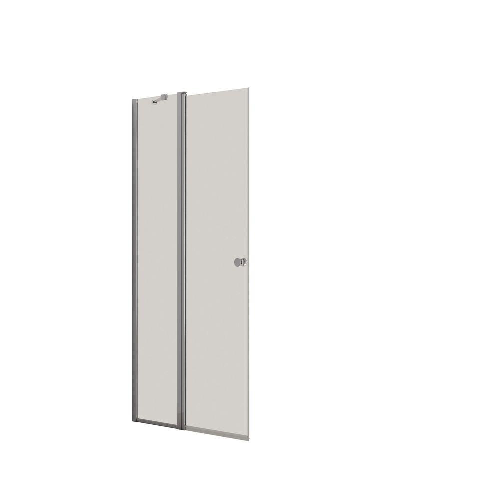 Dansani Match Shower Door with side panel - 2000mm, 990mm, Clear, Straight