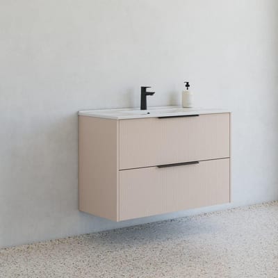 Dansani Mido+ Furniture package matte sand-coloured, 1010x658x455mm