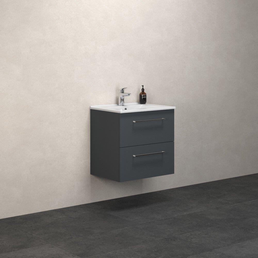 Dansani Mido+ Furniture package matt grey - melamine-coated, 610×604×455 mm, 2 drawers