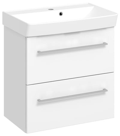 Dansani Mido Furniture Package - melamine-coated matte white, 620x664x405 mm, 2 drawers